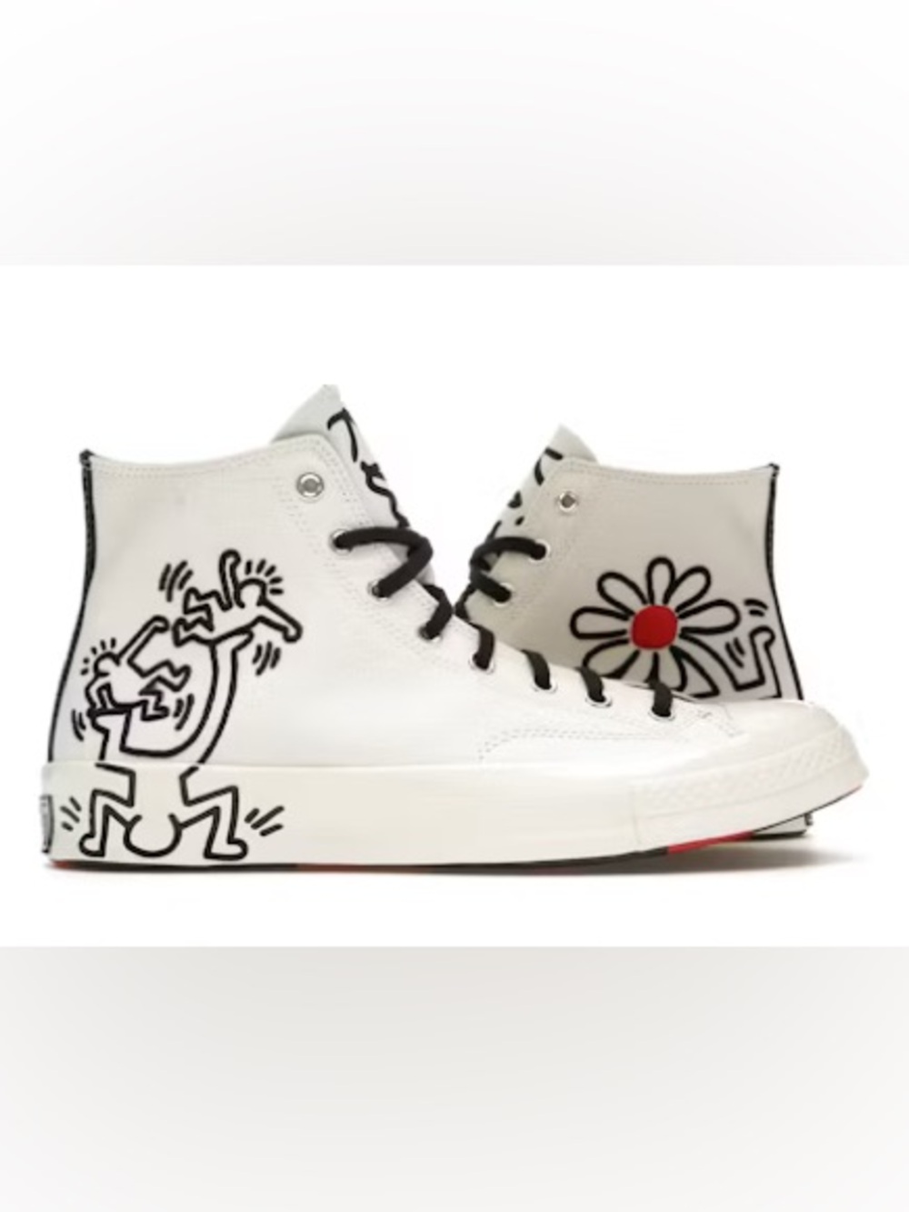 Keith Haring Converse White High-Top Sneakers